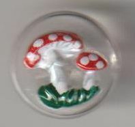  Germany JimKnopf glass button * pair attaching type *.. .