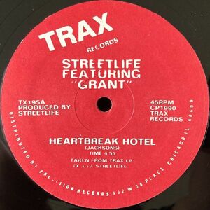 [US запись /12EP/ house ]Streetlife / Heartbreak Hotel / Bad Girls # Trax Records / TX195 / Yvonne Gage / Jacksons / Donna Summer