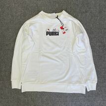 Lサイズ相当 ★新品 PUMA x HELLO KITTY ウィメンズ クルースウェット プーマ ハローキティ トレーナー コラボ 白 597139-02 US M_画像2