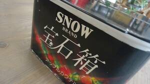 昭和レトロSNOW BRAND宝石箱の空箱　雪印