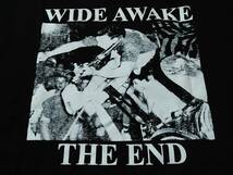 WIDE AWAKE 長袖Tシャツ the end 黒L ロンT / black flag descendents minor threat fugazi bad brains judge youth of today side by side_画像2