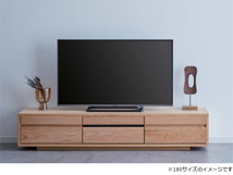 日本製 TVボード テレビボード 180 オーク 無垢材前板 引出し 棚収納 クラシック スタンダード シンプル 新品 一部地域除く送料無料 _画像4