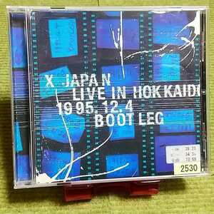 【名盤！】X JAPAN LIVE IN HOKKAIDO 1995 12, 4 BOOT LEG ライブCDアルバム Rusty nail 紅 endless rain week end ベスト best