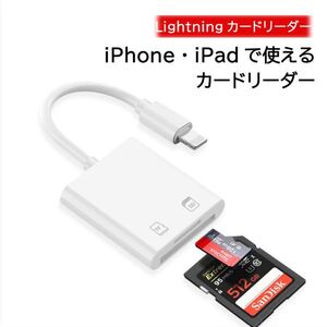 SDカードリーダー iPhone iPad 専用 TFカード ios14対応