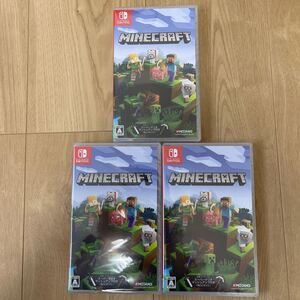 【新品未開封】 ニンテンドースイッチ マインクラフト 3本セット Nintendo Switch ソフト