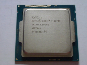 INTEL CPU Core i7 4770S 4コア8スレッド 3.10GHZ SR14H CPUのみ 起動確認済みです