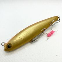 ★美品 超希少 激レア☆ミラクルワークス デモジャーク 11cm DEMO JERK 村岡 増田 シーバス 入手困難　ミノー ゴールド_画像1