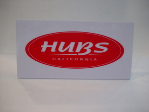 HUBS CALIFORNIA ハブス カリフォルニア 販売店用 販売促進アクリルプレート 製品 非売品 中古 美品