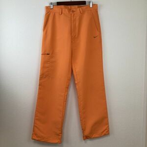 NIKE golf ナイキ ゴルフ メンズ パンツ オレンジ サイズ33 Mサイズ フィットドライ スポーツ ウェア 吸水速乾 機能性素材 ウエスト84