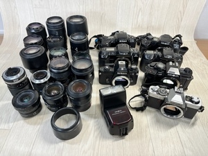 Minolta Nikon SIGMA TAMRON カメラ プログラムフラッシュ レンズ ボディ F-601 XG-S EM まとめ カメラ用品 ジャンク A166