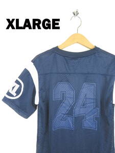 エクストララージ ★ メッシュ ゲームシャツ Tシャツ M ★ XLARGE ナンバリング入り フットボール