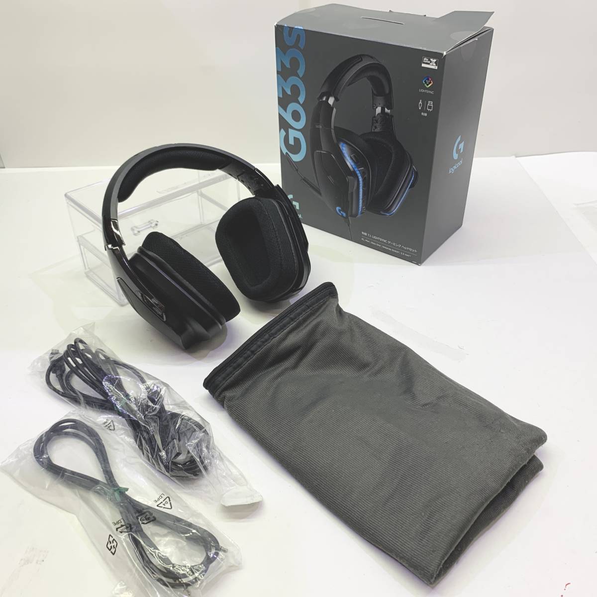 40 割引数量限定セール ゲーミングヘッドセット Logicool ロジクール G633 ブラック Dolby Dts 7 1ch 臨場感 Rgb ノイズキャンセリングマイク 中古良品 プレイステーション4 ゲーム おもちゃ ゲーム Www Tsrplc Com