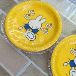  популярный кухня бумага plate Miffy 8 листов ввод ×2 размер диаметр 18 см bruna party кемпинг движение .
