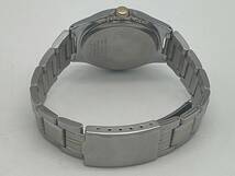 SEIKO セイコー　ALBA アルバ　本物　コンビ仕様　シルバーダイヤル　メンズ時計　動作確認済み_画像10