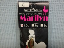 OLD TIFA CHIRAI Marilin 1.5g G ティファ チライ マリリン ゴールド/ゴールド ウイング/レッド 溶接リング ストロングフック 希少_画像2