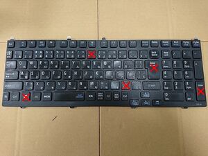 NEC VersaPro VK27MD/J VJ30H VK25 等用日本語キーボード MP-12U60J0-9201 用キートップ&パンタグラフ セット