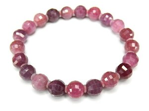 AA goods ruby bracele approximately 8mm mirror cut . stone. . natural stone prime 