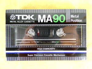 未開封品！ TDK メタル カセットテープ METAL POSITION TYPE Ⅳ 「 MA90 」音響機器 記録媒体 @送料180円 (7436-8)