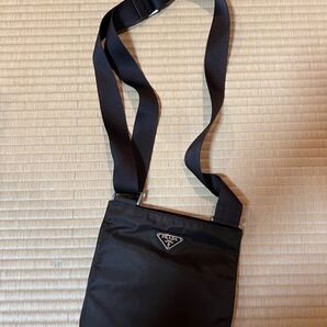 PRADA プラダ ナイロン ミニ ショルダーバッグ茶色