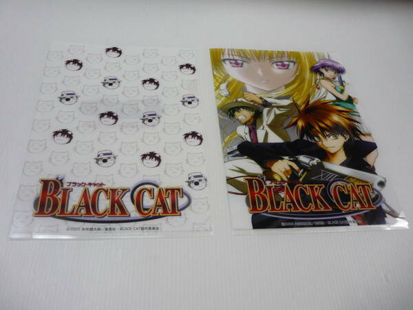 【送料無料】クリアファイル 2枚セット 「BLACK CAT -ブラックキャット-」A5クリアファイル
