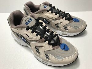 ほぼ新品!! 2021製 NIKE ナイキ DC9409-200 AIR MAX 96 MALT BLUE SLATE-TAUPE エア マックス ベージュ 25cm US 7.0 国内 正規品