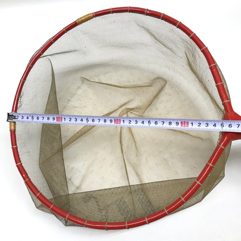 捨て値!! 鮎釣り天然木玉網枠 39cm(報知名人鹿獄氏作?) p4.org