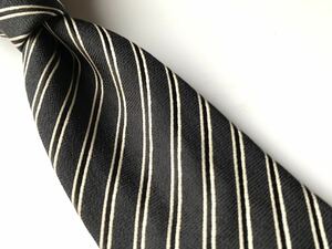 [ превосходный товар ]VALENTINO галстук reji men taru полоса черный чёрный белый Италия производства Valentino 