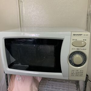 SHARP シャープ / 電子レンジ RE-26P-FG / 500w / ドアに訳あり