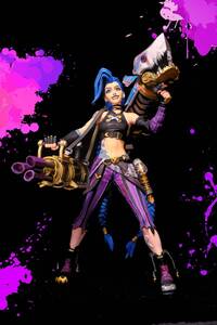 1/6 暴走パンクガール ジンクス ガレージキット（未組み立て未塗装）LOL Jinx　League of Legends