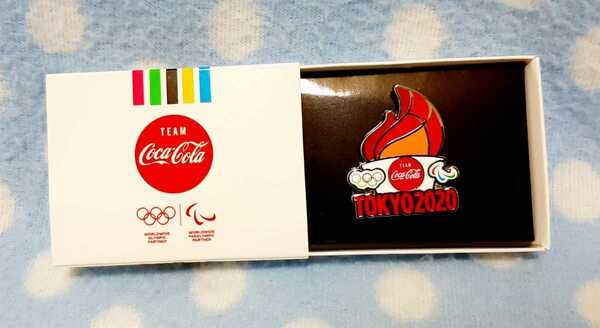 p①-2　 コカコーラ　東京2020 オリンピック　ピンバッジ　ピンズ　聖火