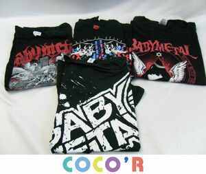 【同梱可】中古品 アーティスト BABYMETAL Tシャツ XL DEATH MATCH TOUR2013 等 4点 グッズセット