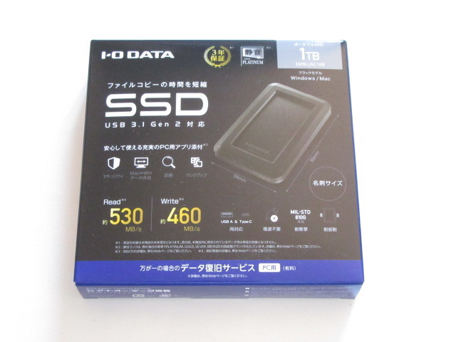 Yahoo!オークション -「io data 1tb」(SSD) (周辺機器)の落札