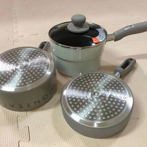 アフタヌーンティーロゴワークスフライパン&鍋 3点セット