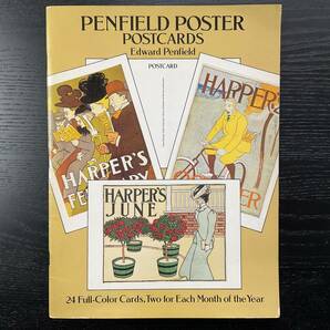 洋書■ARTBOOK_OUTLET■61-078★エドワード・ペンフィールド ハーパーズ ポストカード 24枚 Penfield Poster Postcards HARPER‘S 入手困難