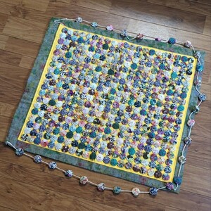 着物リメイク パッチワーク 生地 手作り (大) パッチワークキルト ハンドメイド