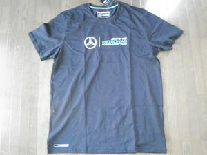 F1 メルセデス ペトロナス AMG チームTシャツ 黒 男性L 新品 即決