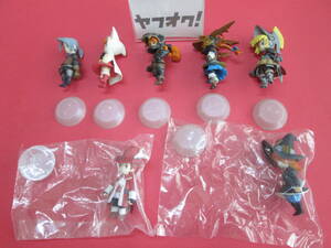 K*W* Final Fantasy 3 trailing a- loading niFFⅢ TRADING ARTS Mini figure dragon knight ... Night etc. all 7 kind 