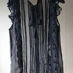 SLY☆ドット柄シースルーシャツ