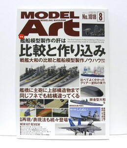  ★ MODEL Art (モデルアート) 2019年8月号 ★ 特集 戦艦模型製作の肝は比較と作り込み / 模型雑誌 プラモデル作例誌
