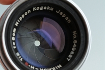 Nikon S + Nikkor-H・C 50mm F/2 Lens #41314D6_画像5