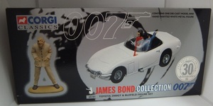 CORGI Corgi made 007 two times .. Toyota 2000GT bond car figure attaching not yet supplies. commodity..