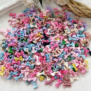 ハンドメイド ワンポイント リボン ぬいぐるみ アクセサリー 材料 飾り素材 飾り 手芸 リボンモチーフ ソーイング 手芸材料