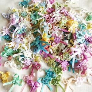 手芸材料 リボン 飾り ワンポイント 半製品 ワッペン ソーイング ハンドメイド ラッピング 手作り 手芸 部品 パーツ 卸