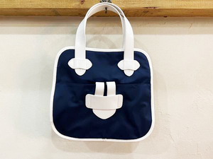 K25★TILA MARCH/ティラマーチ ZELIG TOTE M ゼリグトート Mサイズ MARINE WHITE ナイロン レディース トートバッグ 鞄 良品 ★