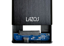 HDDケース/SSDケース 2.5インチ アルミニウム合金 最大4TB 最大6Gbps LAZOS L-HC-B/7483/送料無料_画像2