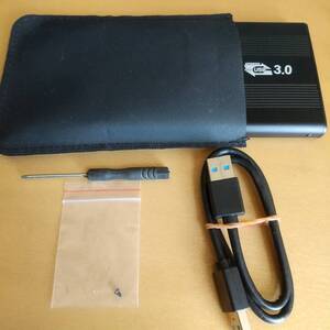 2590h★windowsPC用★ケース新品★高速USB3.0対応1000GB1TBポータブル型外付HDD★追加調整・匿名配送対応