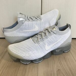 29新品Nike Air VaporMax Flyknit 3 White Pure Platinum Triple Whiteナイキ エア ヴェイパー マックス フライ ニット トリプル ホワイト