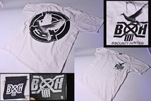 BXH ★ バウンティハンター ★ Tシャツ ★ 白 ★ S ★ 鳩 ★ 鳥 ★ 厚地 ★ 綿100% ★ 中古品 ★_画像1