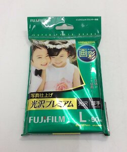 富士フイルム 写真用紙 画彩 写真仕上げ 光沢 厚手 Lサイズ 45枚　 K0630