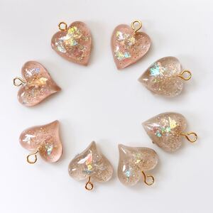 ハンドメイド ピアス イヤリング パーツ レジン ニュアンス カボション